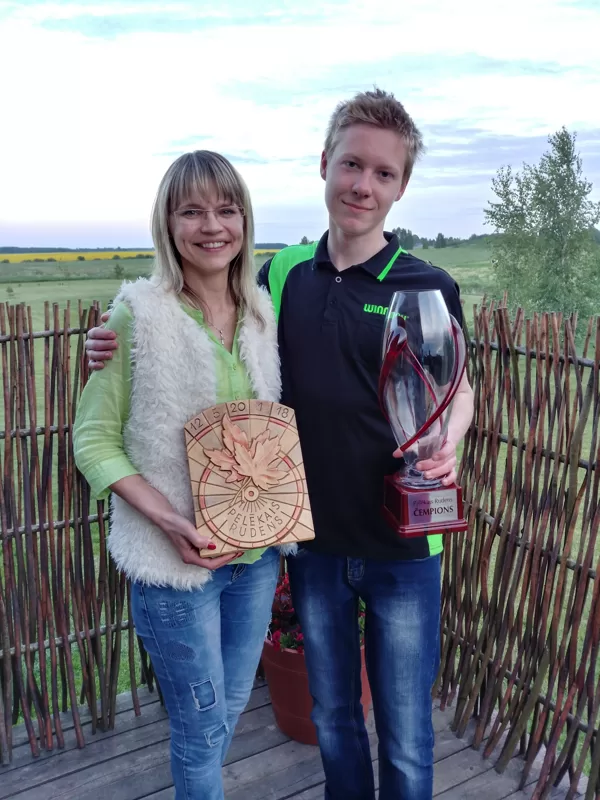 2016./17. čempioni Anda Seimane  & Rihards Slišāns